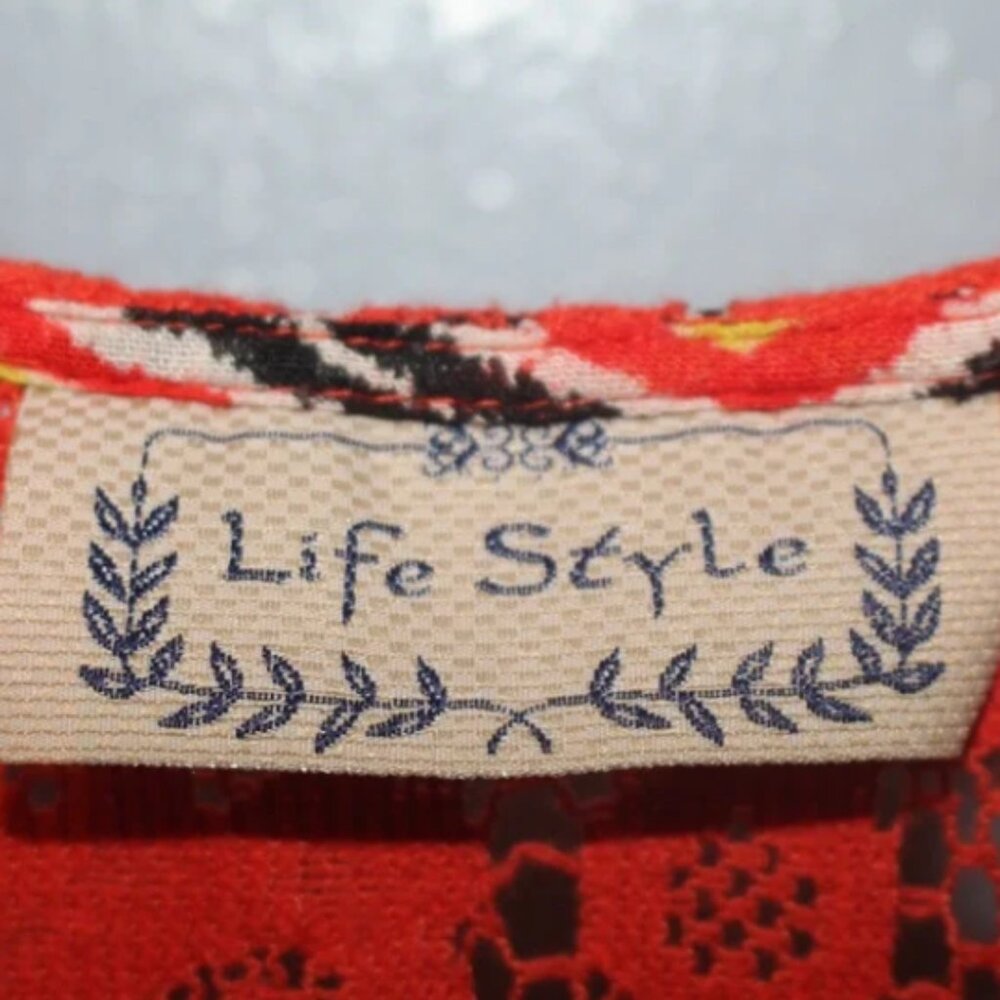 Life Style Printed Tank Size Large - Picture 8 of 8